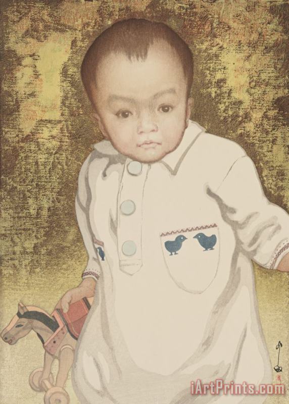 Hiroshi Yoshida Portrait of a Boy (kodomo) Art Painting