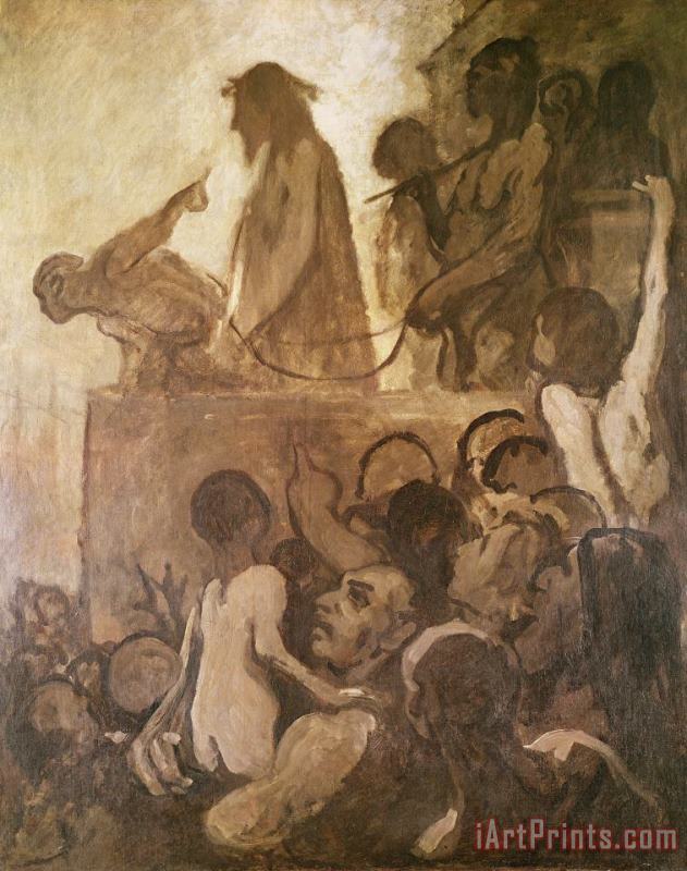 Ecce Homo painting - Honore Daumier Ecce Homo Art Print