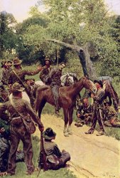 Howard Pyle They Talked It Over With Me Sitting on the Horse