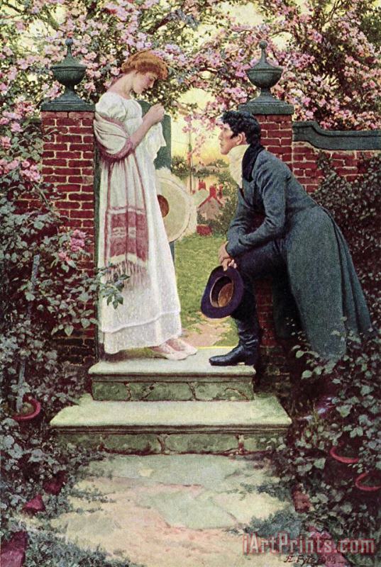 When All the World Seemed Young painting - Howard Pyle When All the World Seemed Young Art Print