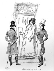 Hugh Thomson Scene From Pride And Prejudice By Jane Austen