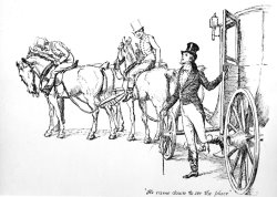 Hugh Thomson Scene From Pride And Prejudice By Jane Austen