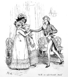 Hugh Thomson Scene From Pride And Prejudice By Jane Austen