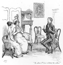 Hugh Thomson Scene From Pride And Prejudice By Jane Austen