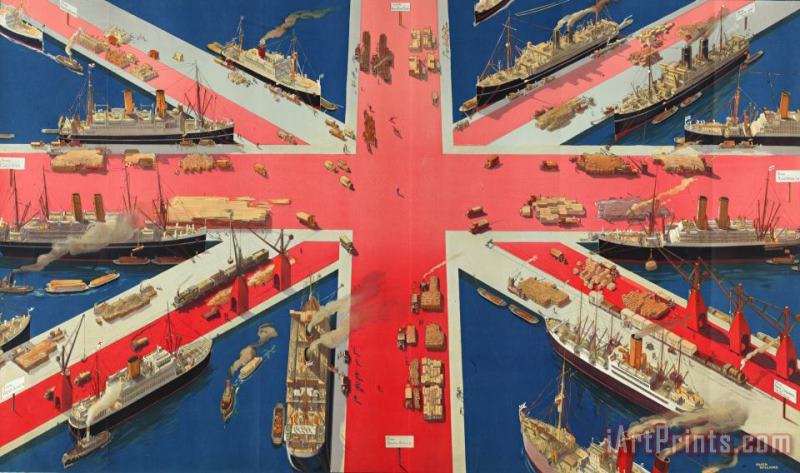 British Empire painting - Hugh Williams British Empire Art Print