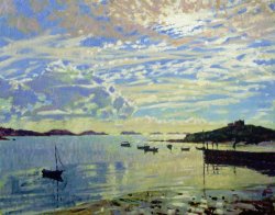 Hugo Grenville A Brightening Sky Early Light painting