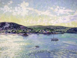 Hugo Grenville Bryher From Tresco September Evening painting