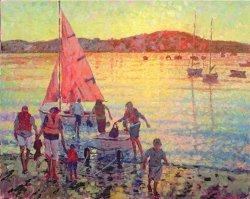 Hugo Grenville Returning Home Late Summer Evening painting