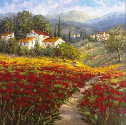Hulsey Fleur Du Pays I painting