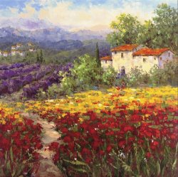 Hulsey Fleur Du Pays II painting