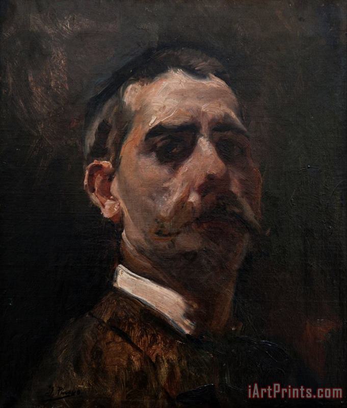 Ignacio Pinazo Camarlench Portrait Art Painting