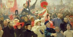 Ilya Efimovich Repin October 17th 1905 painting