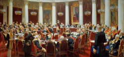 Ilya Efimovich Repin The Ceremonial Sitting Of The State Council 7th May 1901 painting