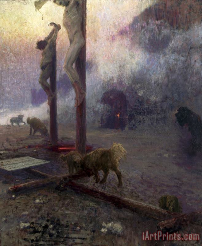 Ilya Repin Golgotha Art Painting