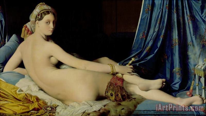 Ingres The Grande Odalisque Art Print