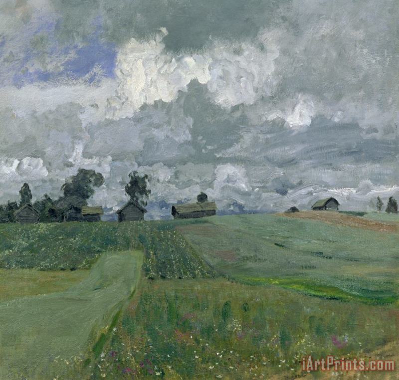Isaak Ilyich Levitan Stormy Day Art Painting