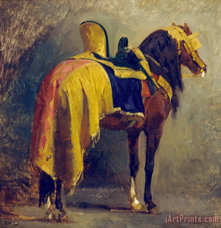 Isidore Pils Horse Caparisoned Art Print