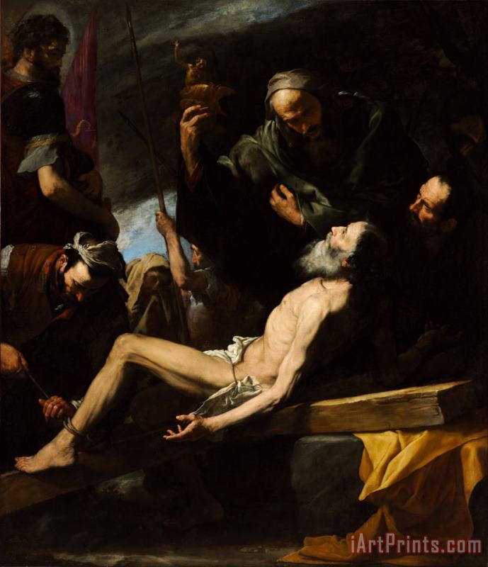 Italian Martyrdom of Saint Andrew Art Print