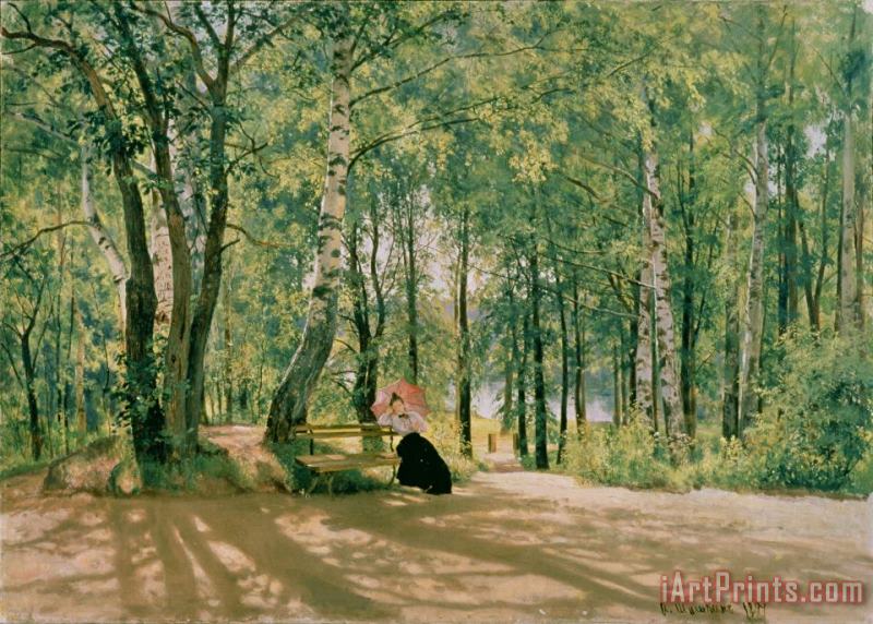 Ivan Ivanovich Shishkin At the Summer Cottage Art Painting