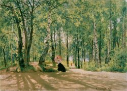 Ivan Ivanovich Shishkin At the Summer Cottage painting