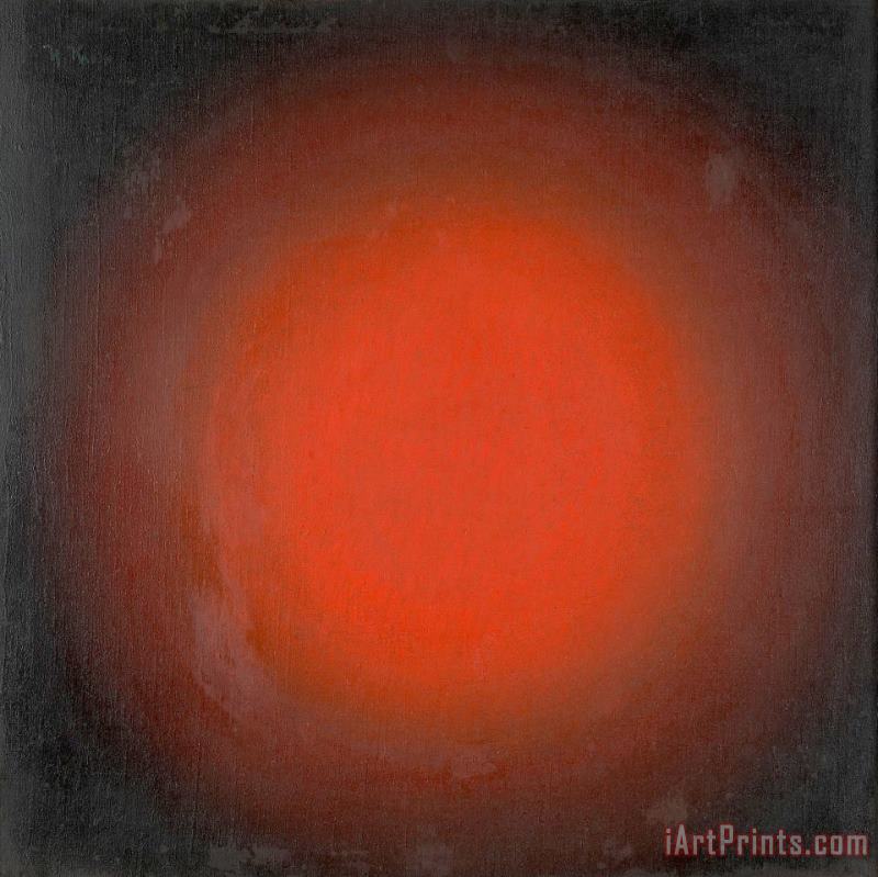 Ivan Klyun Red Light Spherical Composition Art Print