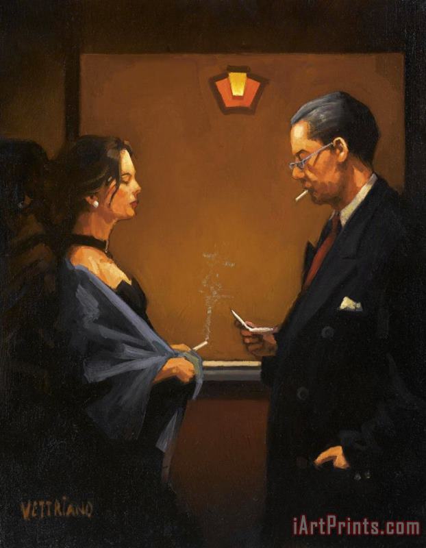 Jack Vettriano A Letter of Consequence II Art Print