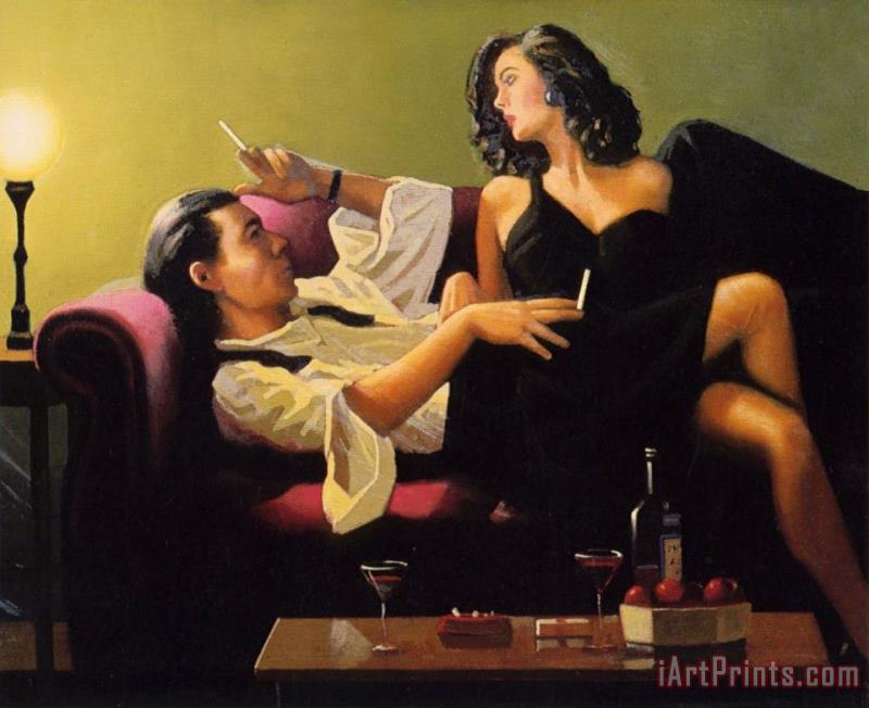 After Midnight painting - Jack Vettriano After Midnight Art Print