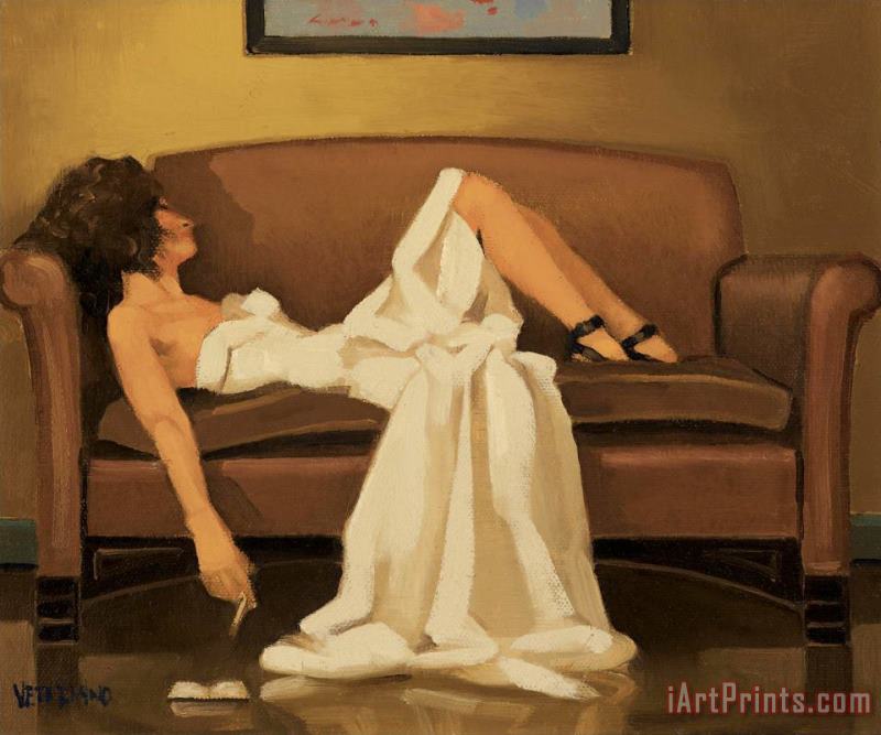 Jack Vettriano After The Thrill Is Gone, 1994 Art Painting