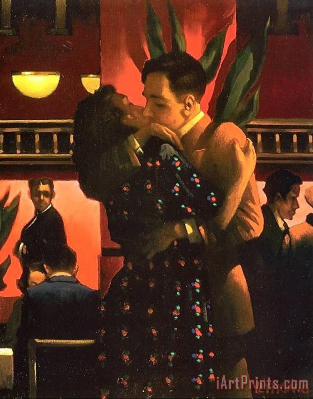Jack Vettriano Betrayal - First Kiss Art Painting
