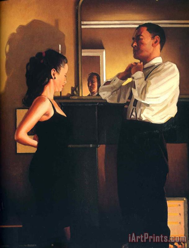 Jack Vettriano Between Darkness And Dawn Art Painting