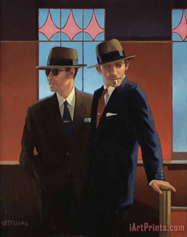 Jack Vettriano Boys Night Out, 1999 Art Painting