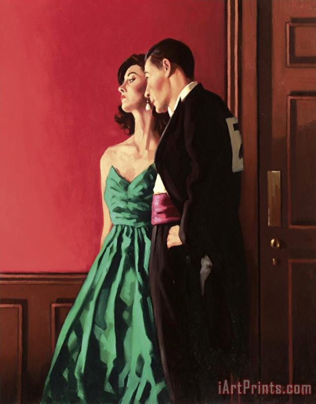Competition Dancers, 1997 painting - Jack Vettriano Competition Dancers, 1997 Art Print