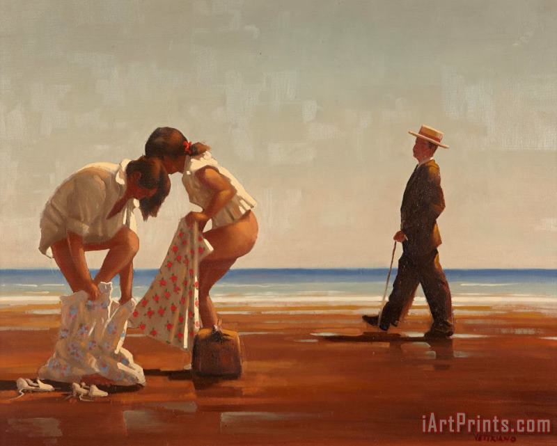 Jack Vettriano Discovered, 1991 Art Painting