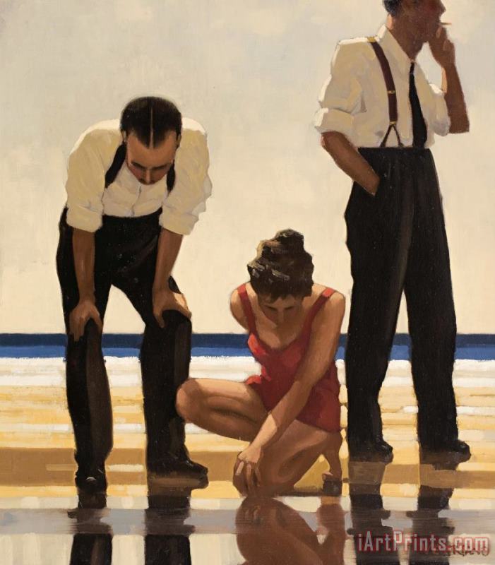Jack Vettriano Narcissistic Bathers Art Painting