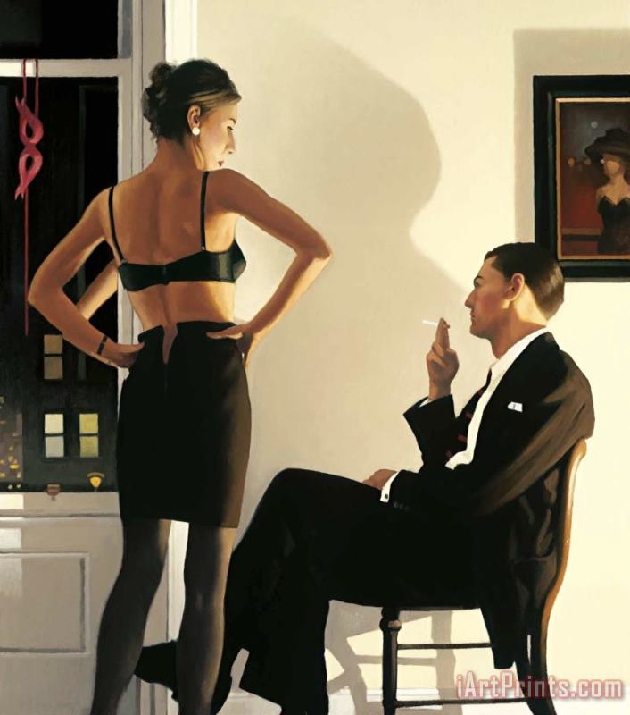 Night in The City, 2006 painting - Jack Vettriano Night in The City, 2006 Art Print