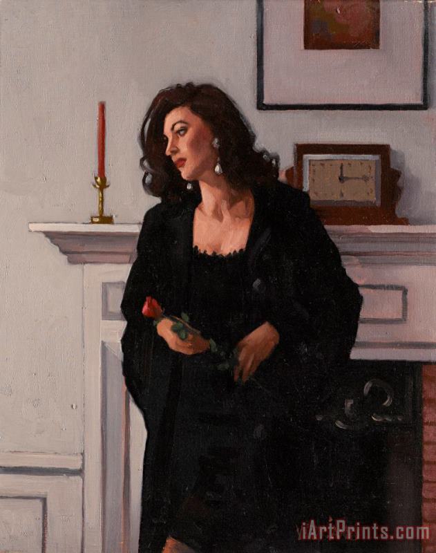 Jack Vettriano Only a Rose, 1997 Art Print