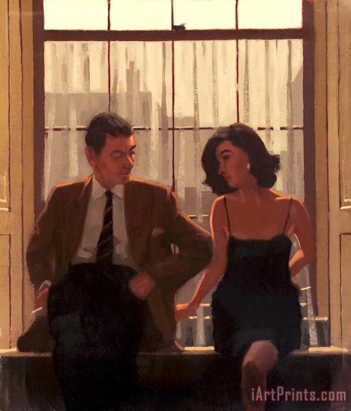 Study for 'ritual Dances', 1996 painting - Jack Vettriano Study for 'ritual Dances', 1996 Art Print