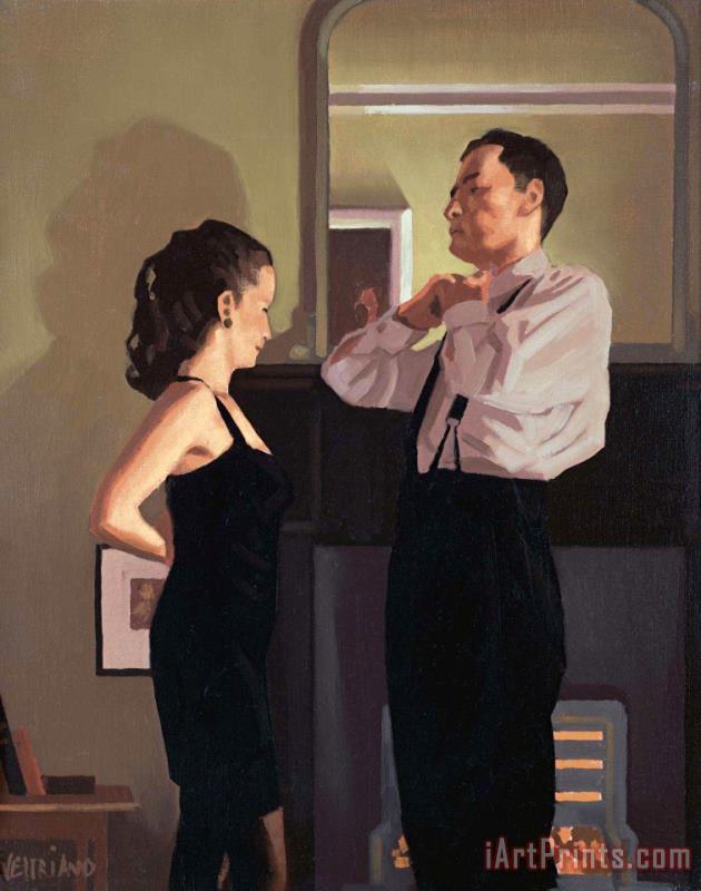Jack Vettriano Study for Between Darkness And Dawn, 2017 Art Painting
