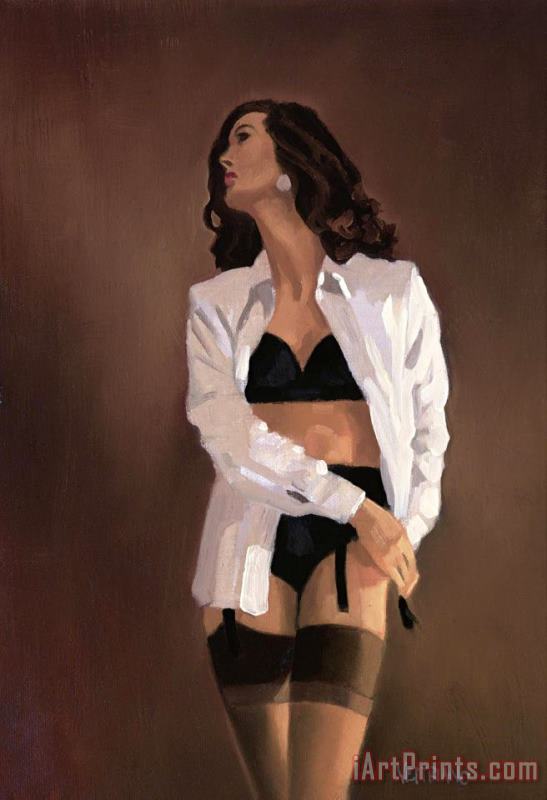 Jack Vettriano Study for How Do You Stop Art Painting