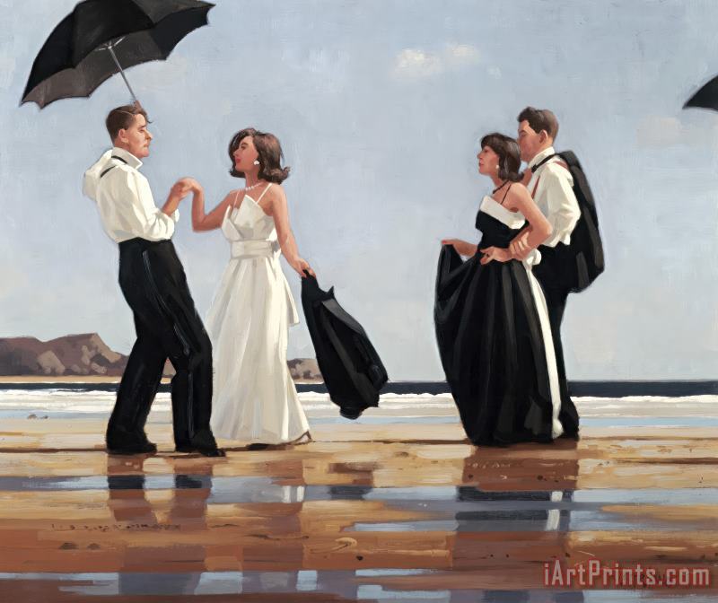 The Beach Collection painting - Jack Vettriano The Beach Collection Art Print