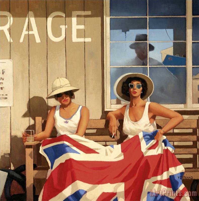 The British Are Coming, 2010 painting - Jack Vettriano The British Are Coming, 2010 Art Print