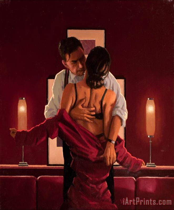 The Embrace of The Spider, 2004 painting - Jack Vettriano The Embrace of The Spider, 2004 Art Print