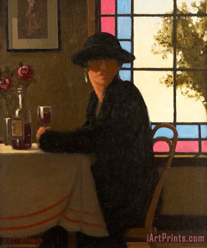 Jack Vettriano The Flirtatious Woman Art Painting