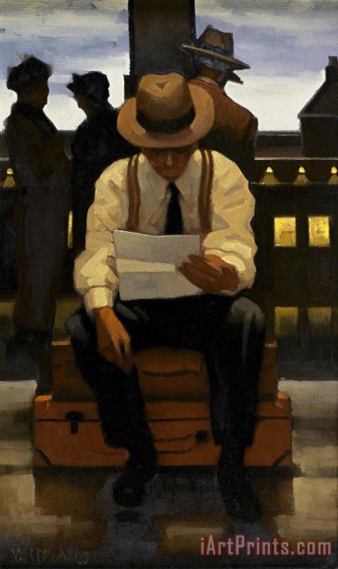 Jack Vettriano The Letter II Art Painting