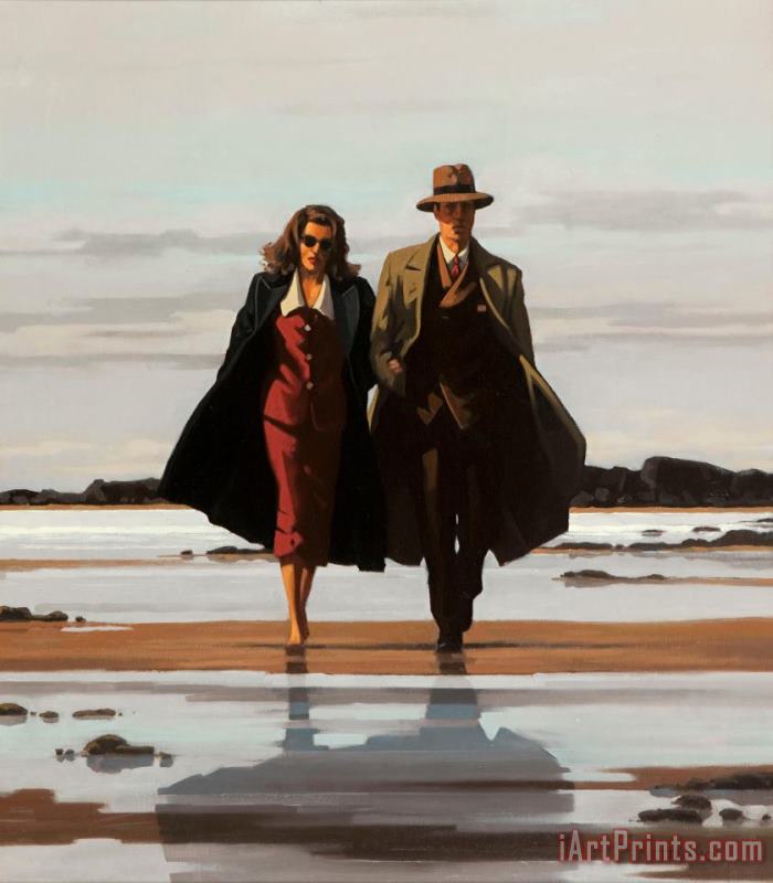 The Road to Nowhere, 1996 painting - Jack Vettriano The Road to Nowhere, 1996 Art Print