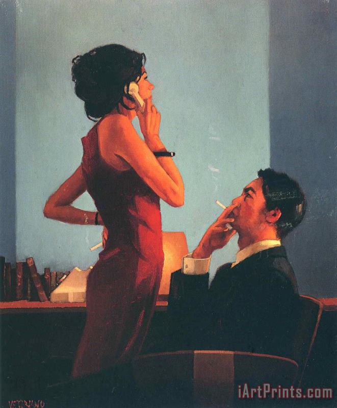 The Set Up painting - Jack Vettriano The Set Up Art Print