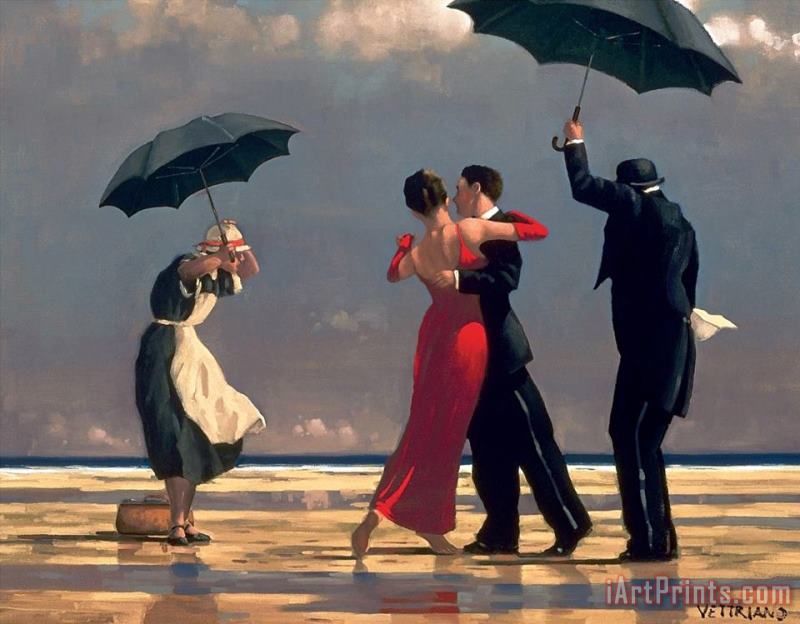The Singing Butler painting - Jack Vettriano The Singing Butler Art Print