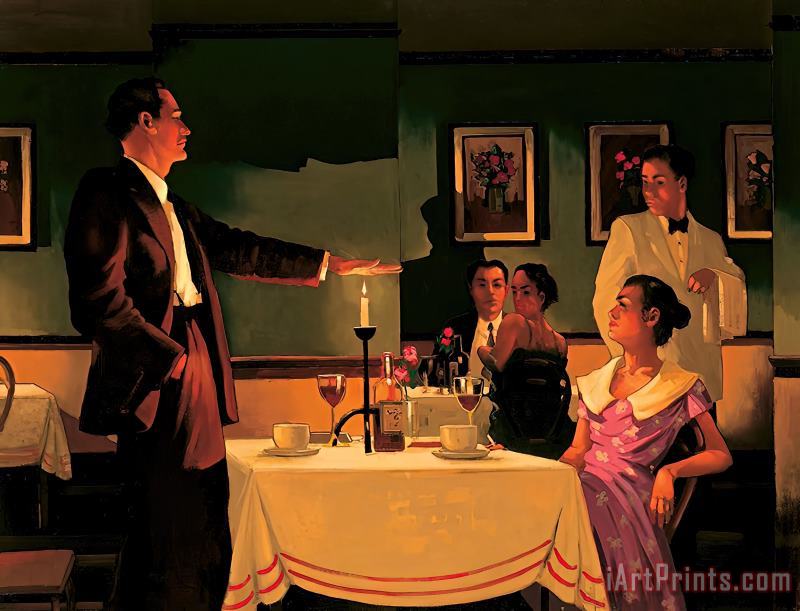 The Test of True Love painting - Jack Vettriano The Test of True Love Art Print