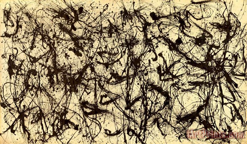 No 32 C 1950 painting - Jackson Pollock No 32 C 1950 Art Print