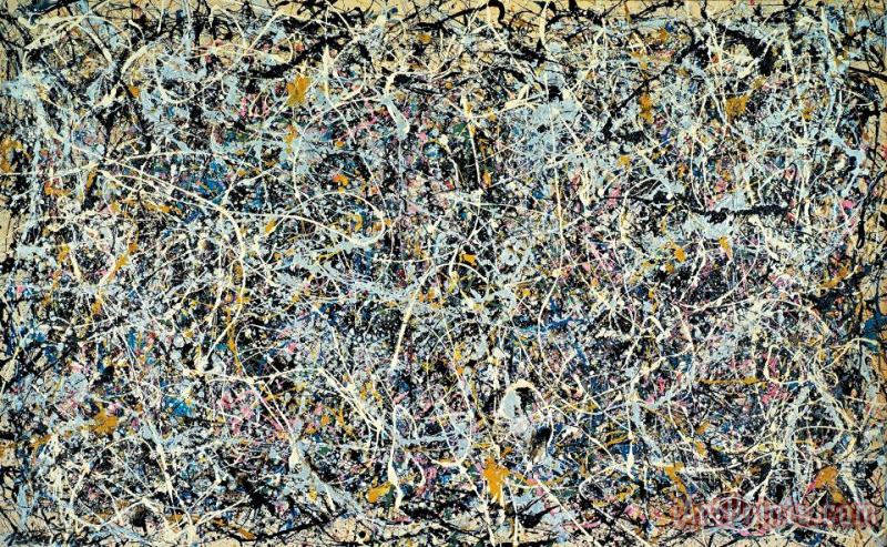Number 1 painting - Jackson Pollock Number 1 Art Print